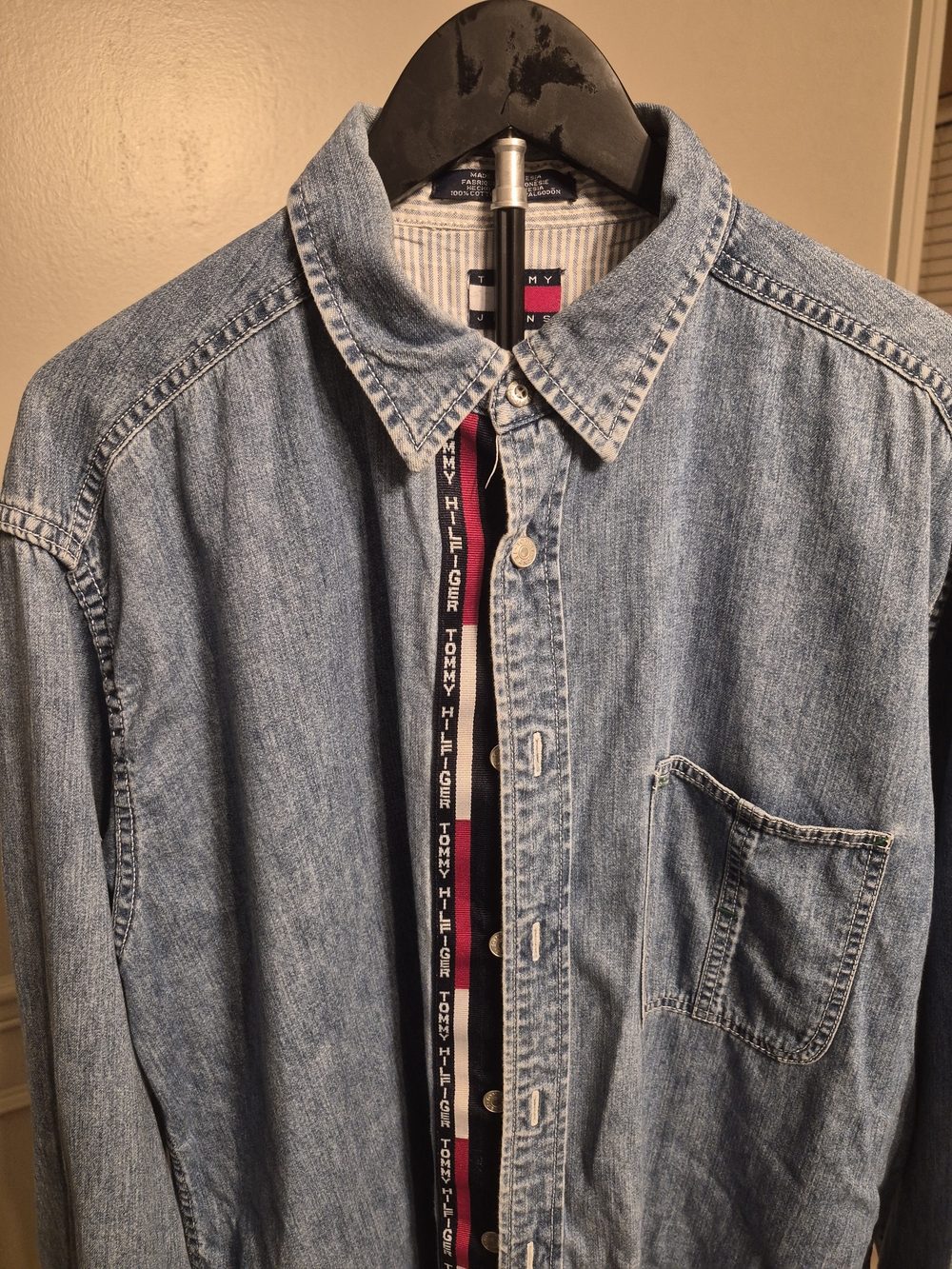 Tommy Hilfiger Light Blue Denim Shirt Shirt